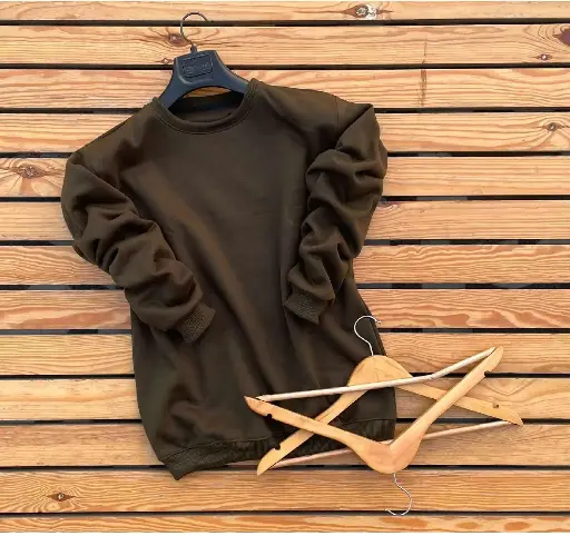 Premium 280 GSM Sweatshirt --(M to XL Size)--(OLIVE GREEN)